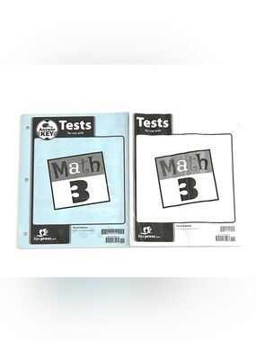 BJU PRESS HOMESCHOOL MATH 3